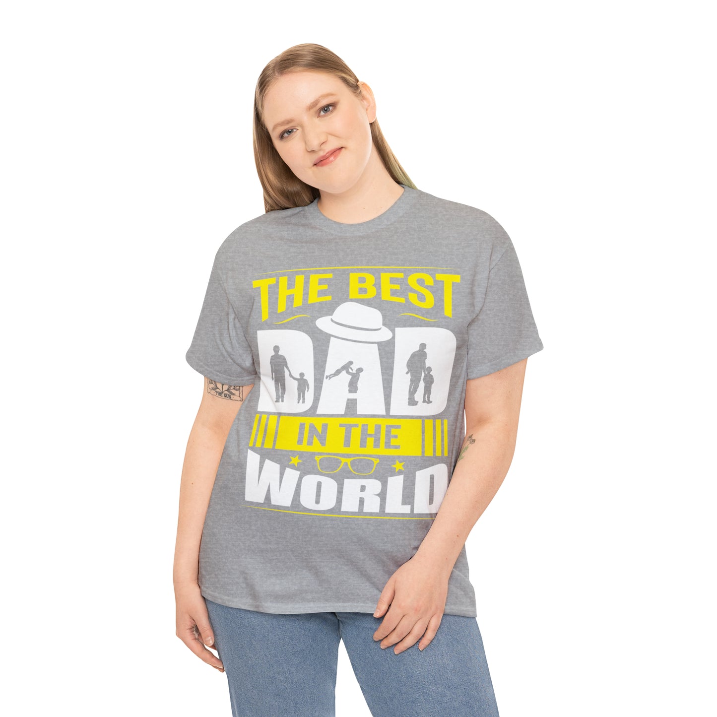 Father's Day T Shirt The Best Dad in the World Gifts Present