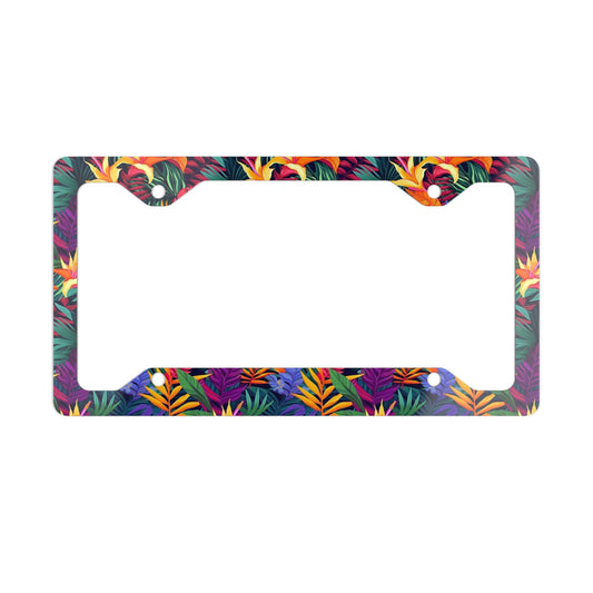 Tropicolors Bliss Metal License Plate Frame