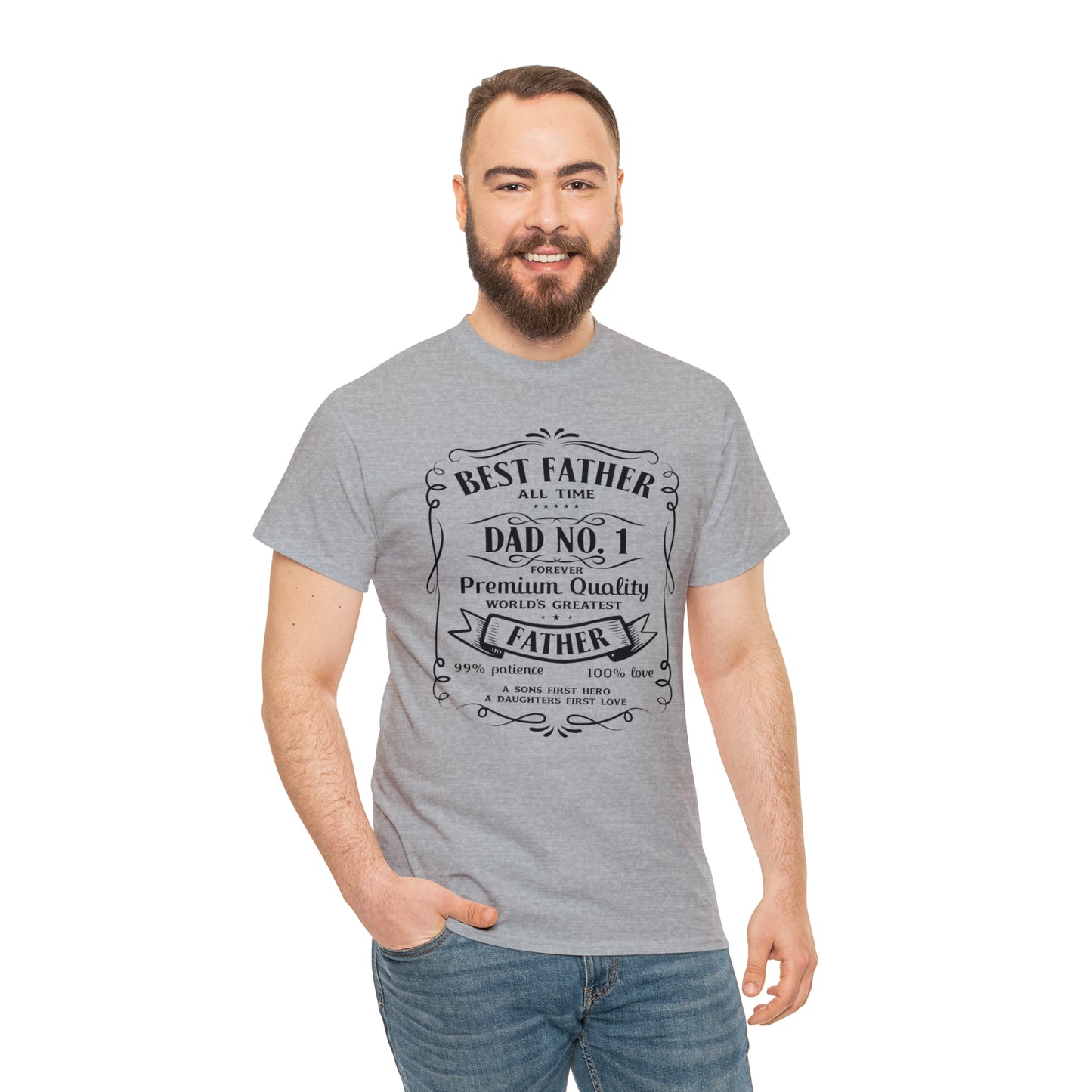 Best Dad Unisex Heavy Cotton Tee