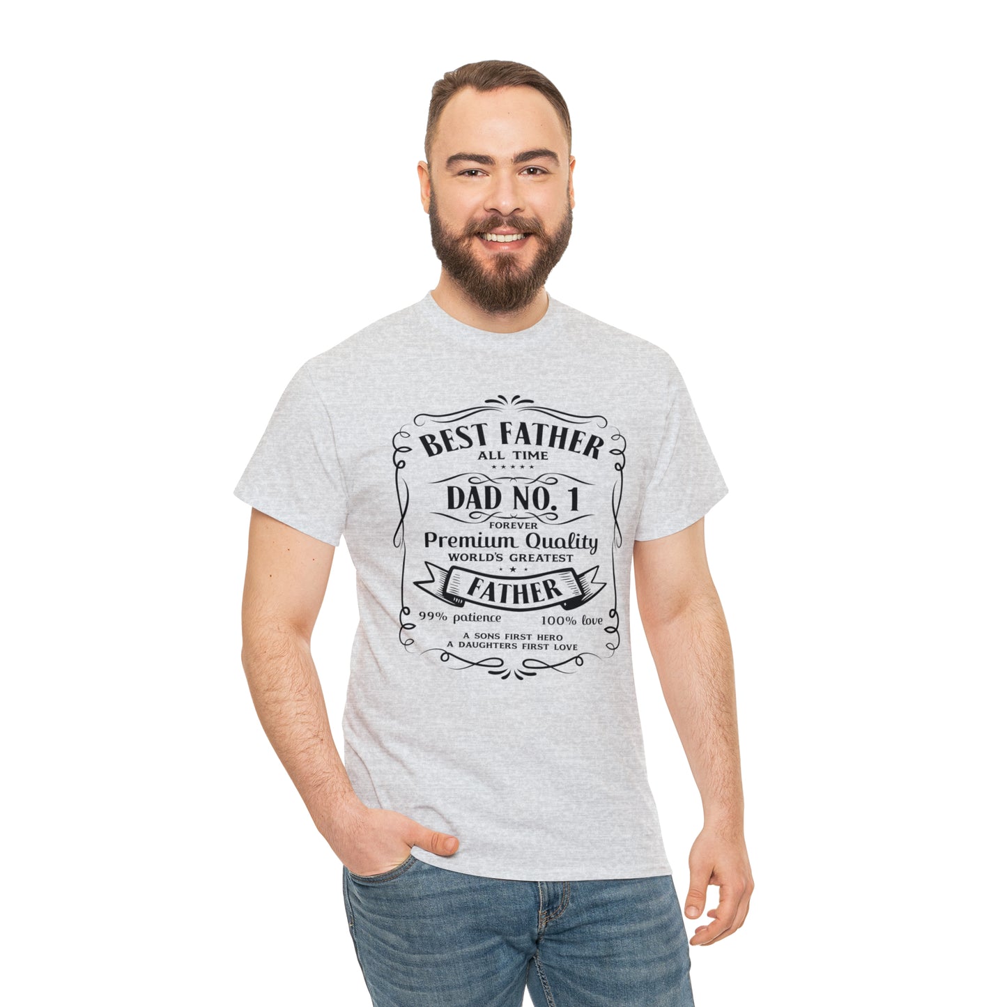 Best Dad Unisex Heavy Cotton Tee