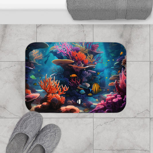 Oceanic Serenity: Deep Sea Delights Bath Mat