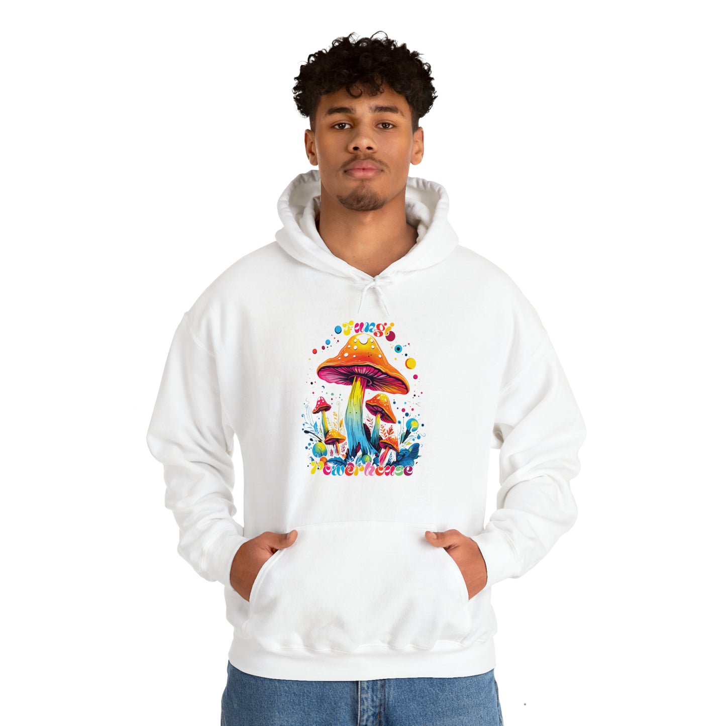 Fungi Powerhouse Unisex Heavy Blend™ Hooded Sweatshirt