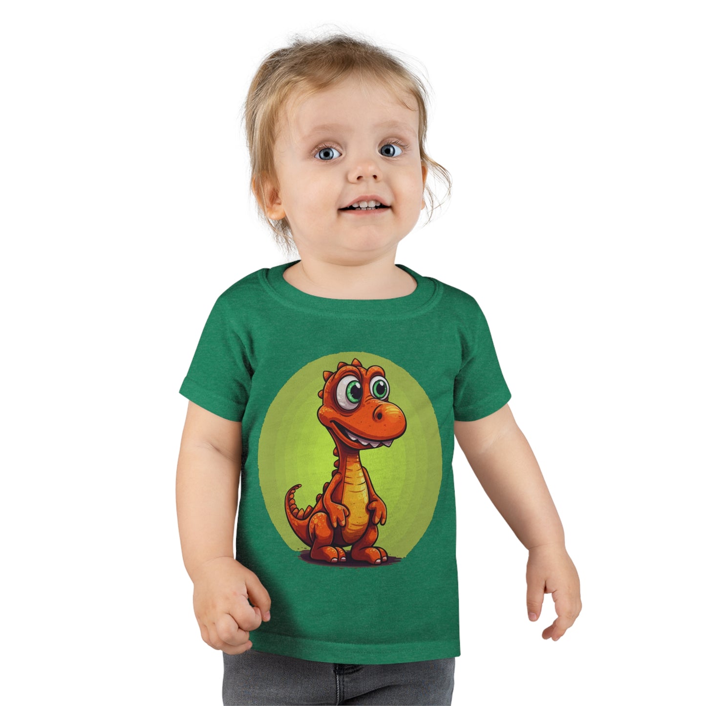 Orange DinoToddler T-shirt