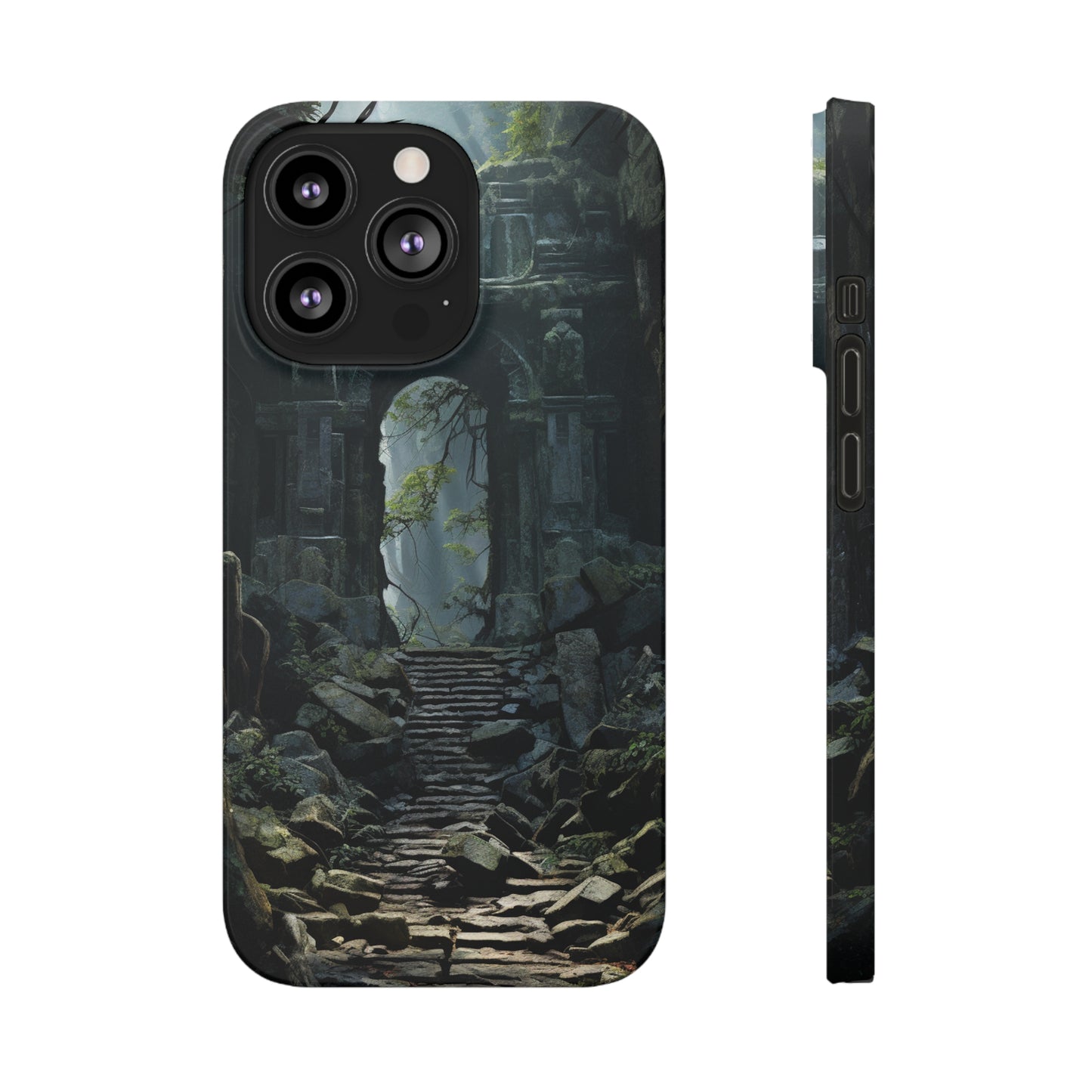 Nature's Treasures: Forgotten Forest Ruins Cover Slim Cases