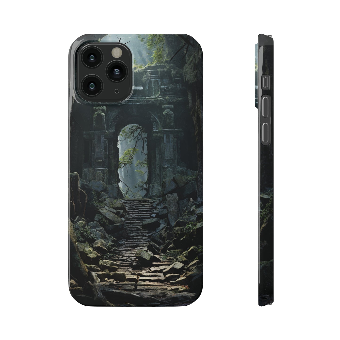 Nature's Treasures: Forgotten Forest Ruins Cover Slim Cases