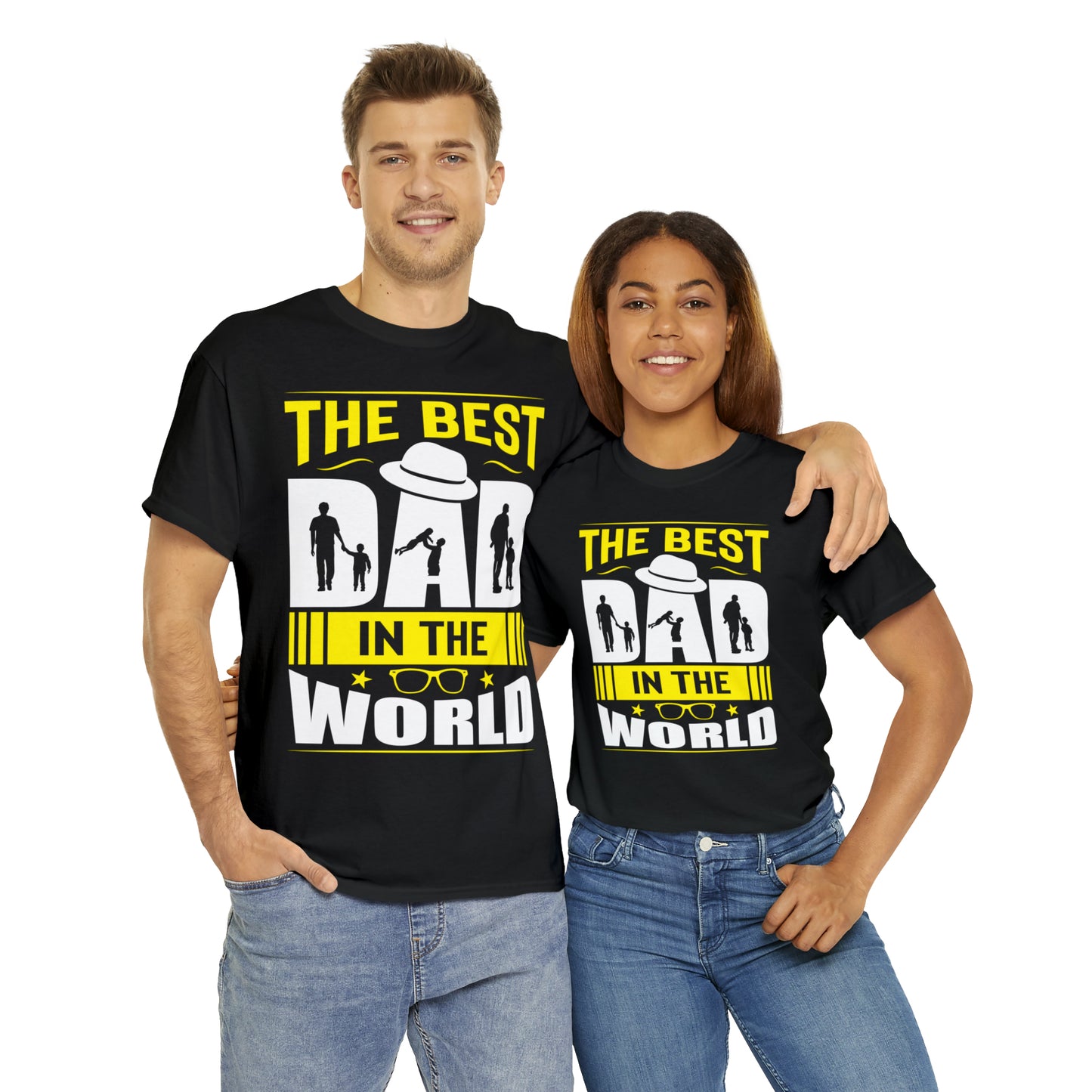 Father's Day T Shirt The Best Dad in the World Gifts Present