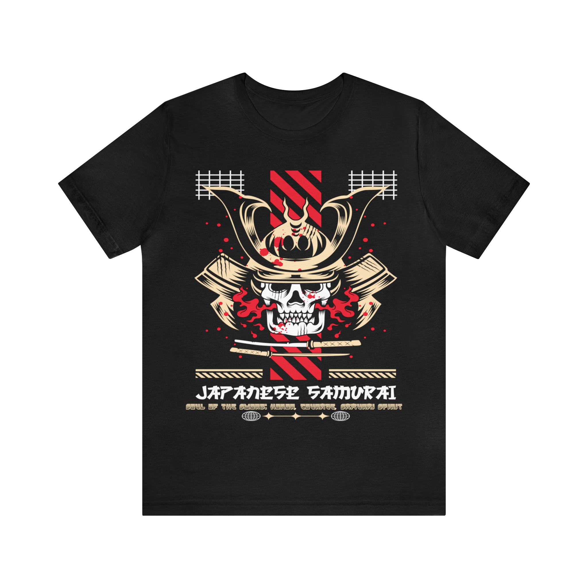 Soul of the Sword: Honor, Courage, Samurai Spirit Men Jersey Short Sleeve Tee