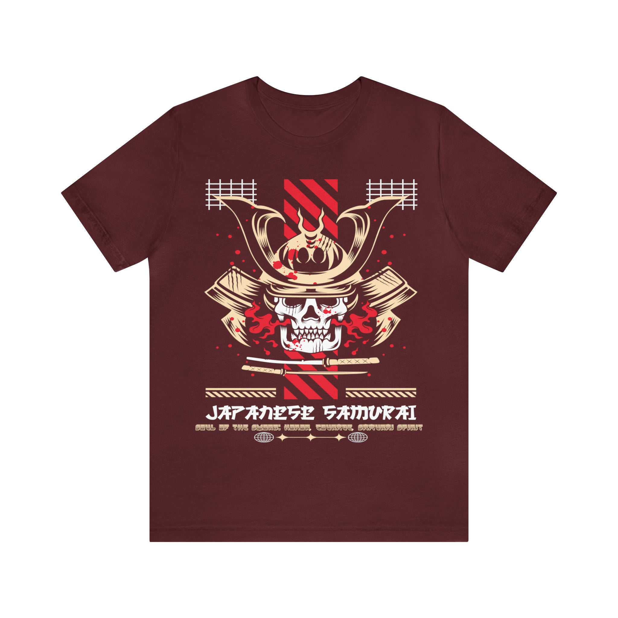 Soul of the Sword: Honor, Courage, Samurai Spirit Men Jersey Short Sleeve Tee