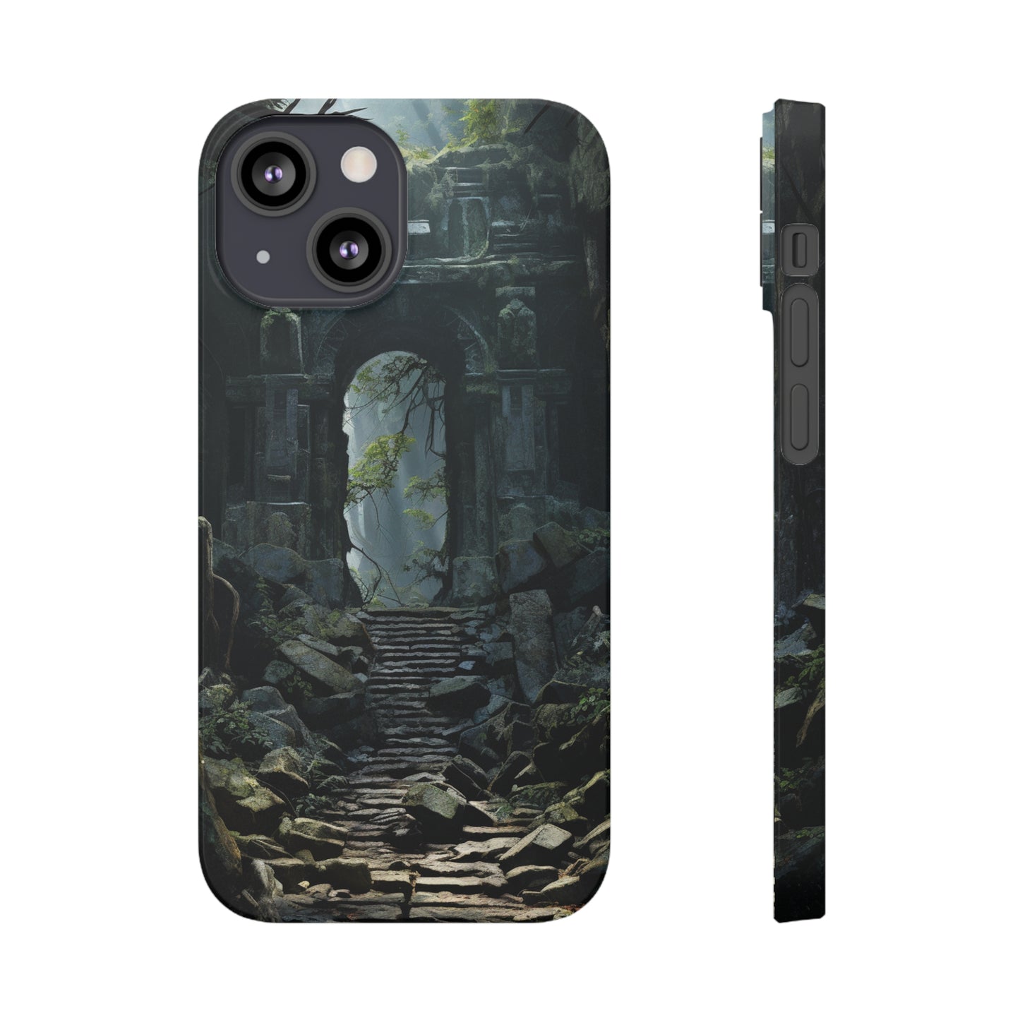 Nature's Treasures: Forgotten Forest Ruins Cover Slim Cases