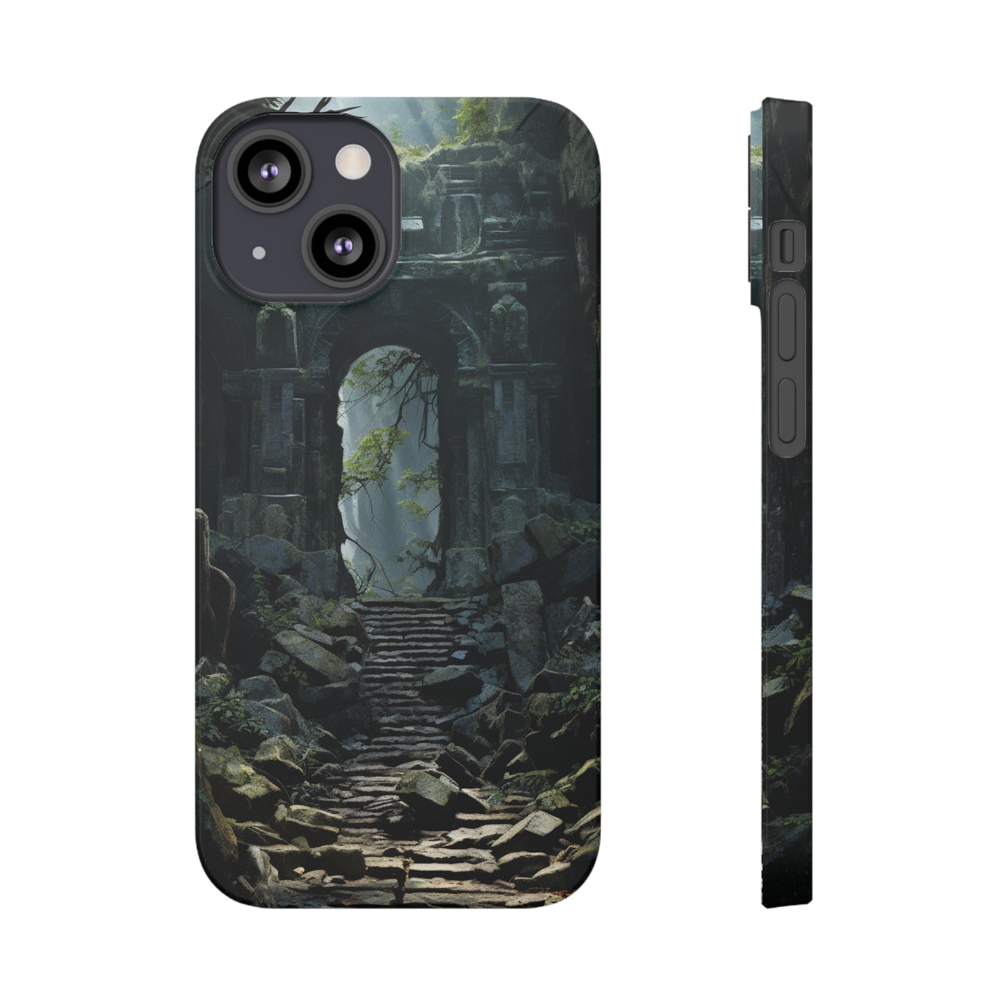 Nature's Treasures: Forgotten Forest Ruins Cover Slim Cases