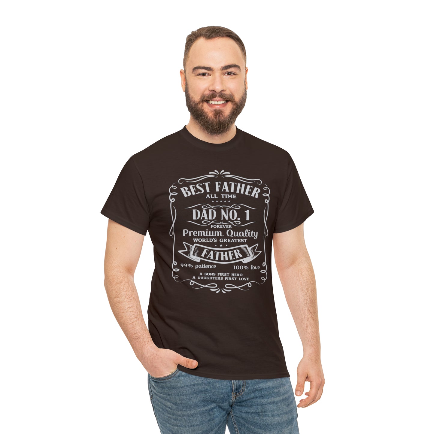 Best Dad Unisex Heavy Cotton Tee