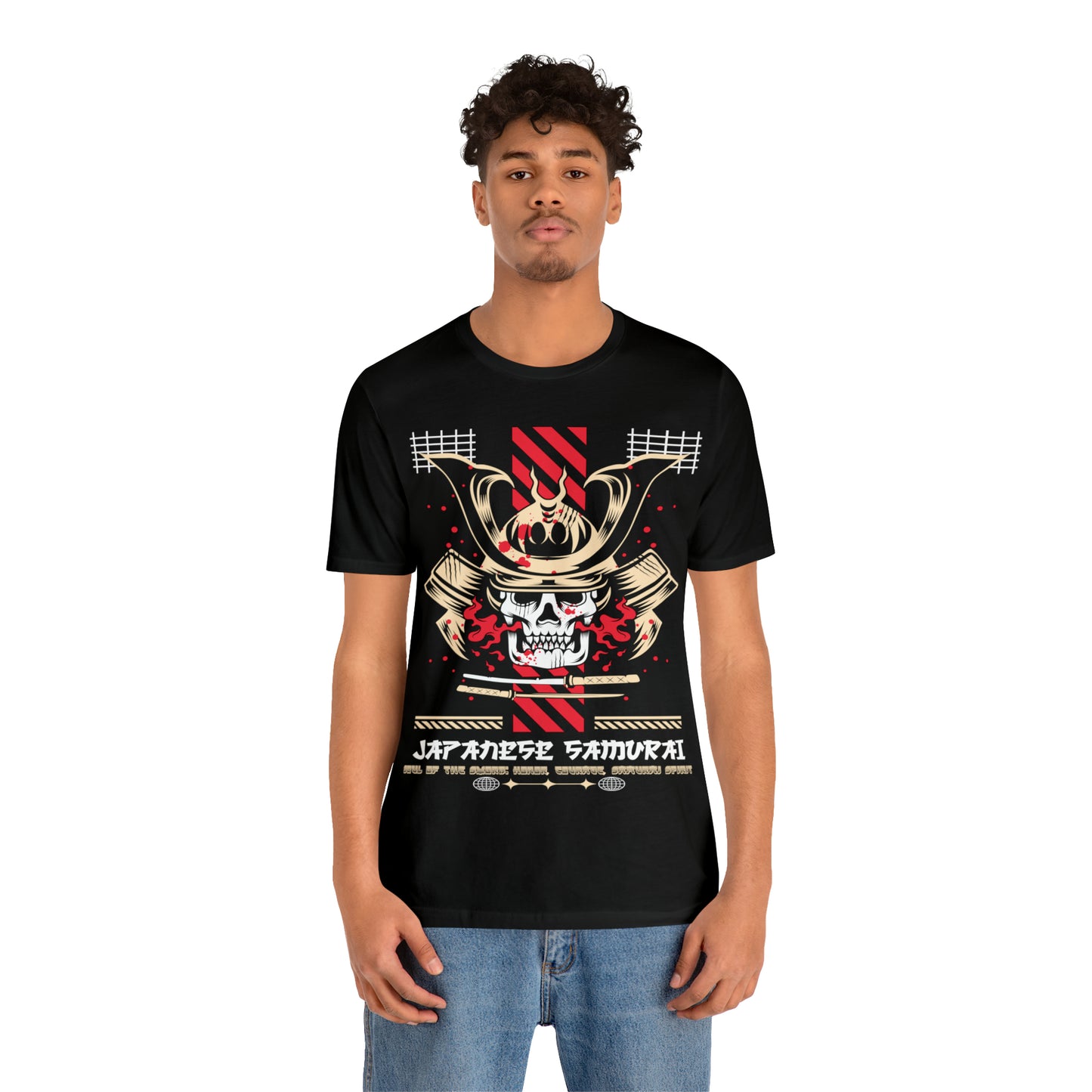 Soul of the Sword: Honor, Courage, Samurai Spirit Men Jersey Short Sleeve Tee