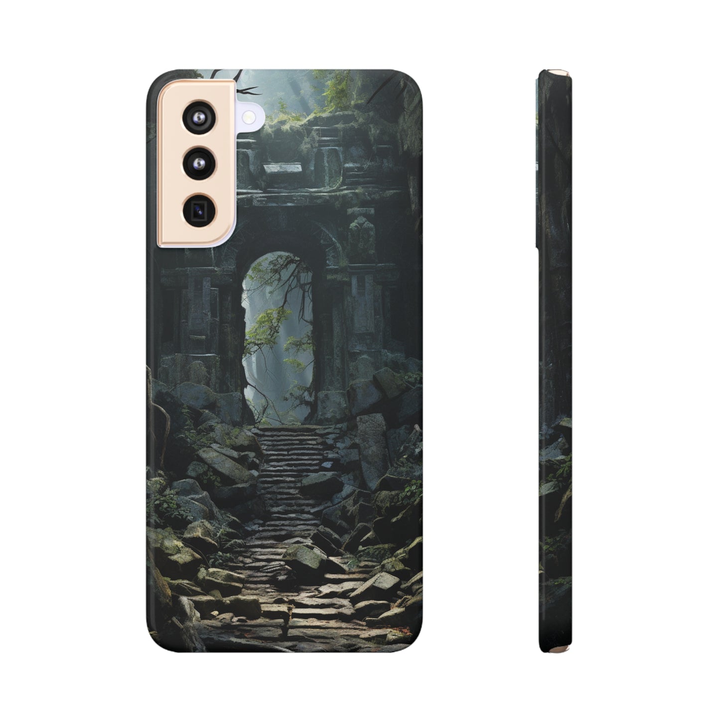 Nature's Treasures: Forgotten Forest Ruins Cover Slim Cases