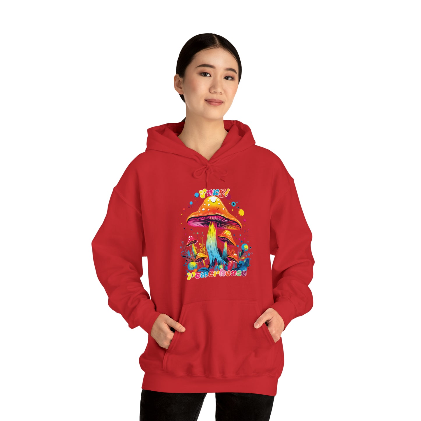 Fungi Powerhouse Unisex Heavy Blend™ Hooded Sweatshirt