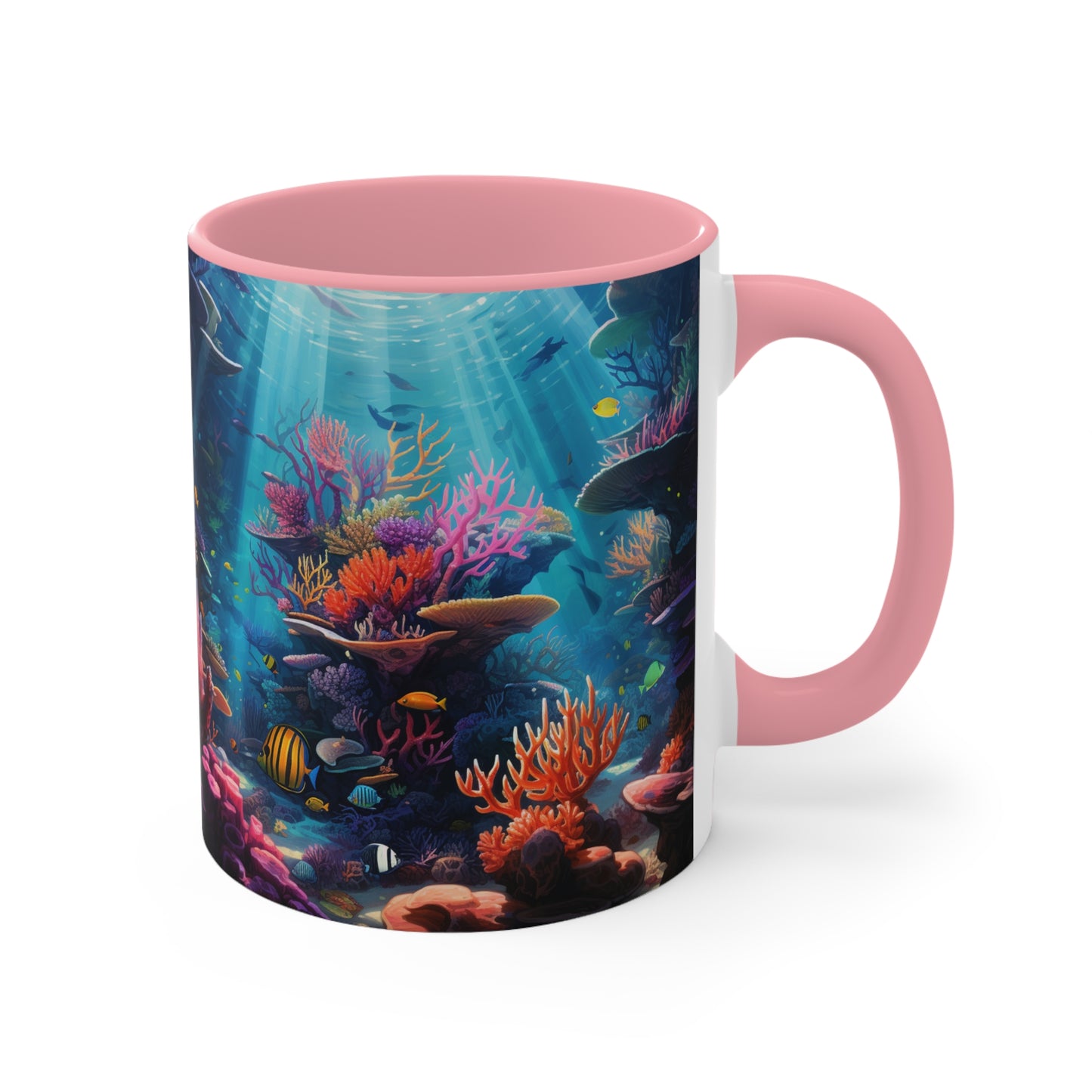 Oceanic Serenity: Deep Sea Delights Accent Mugs