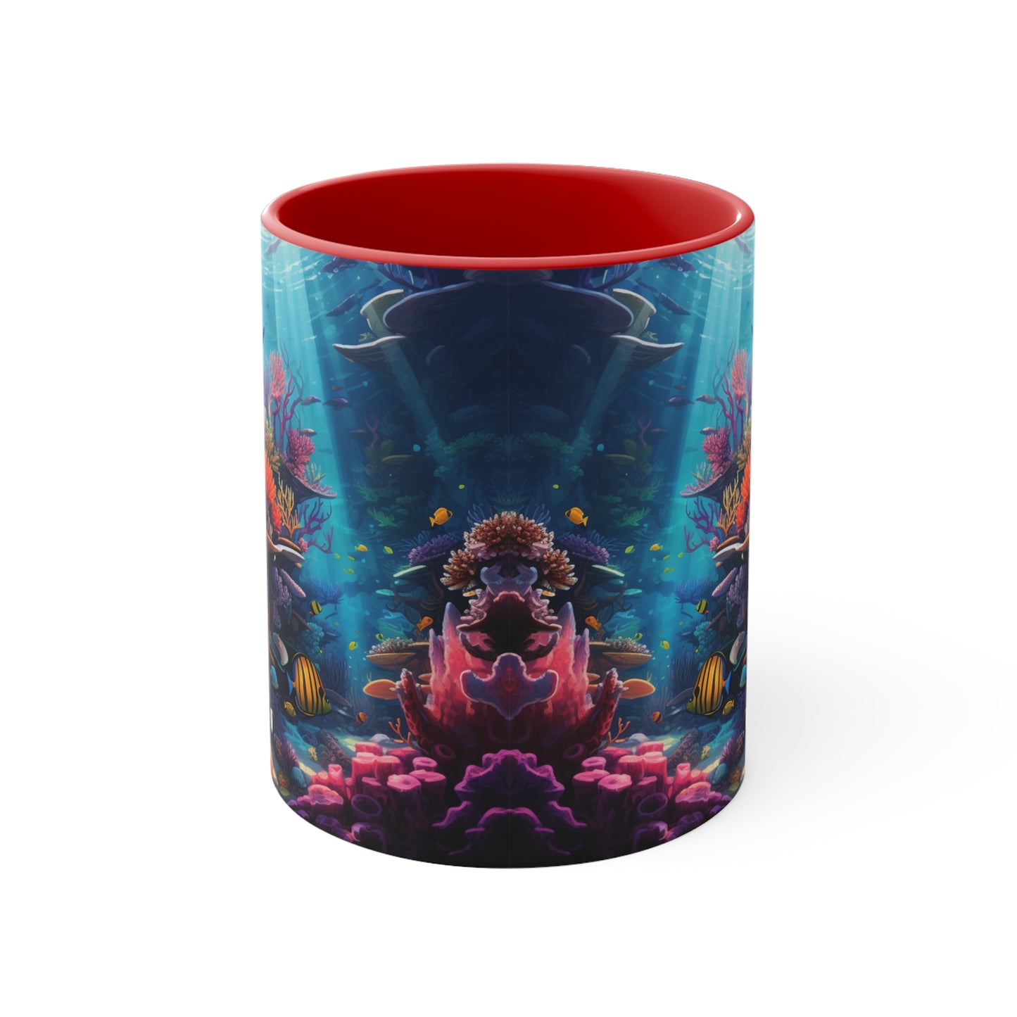 Oceanic Serenity: Deep Sea Delights Accent Mugs