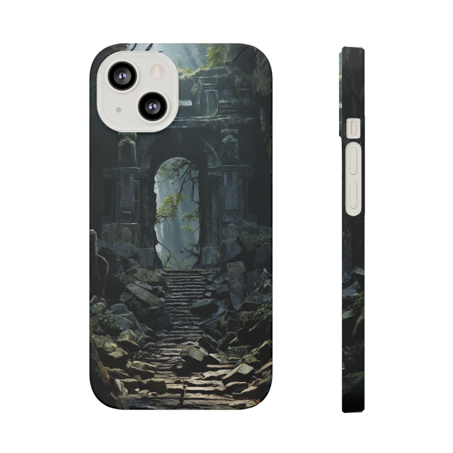 Nature's Treasures: Forgotten Forest Ruins Cover Slim Cases