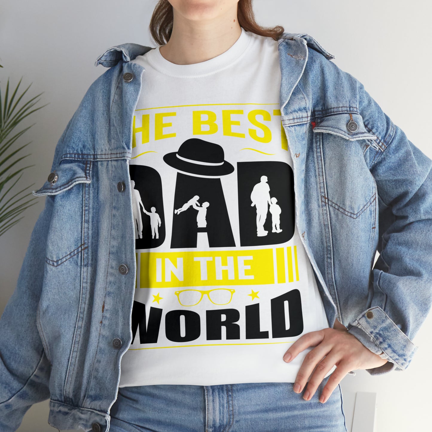 Father's Day T Shirt The Best Dad in the World Gifts Present