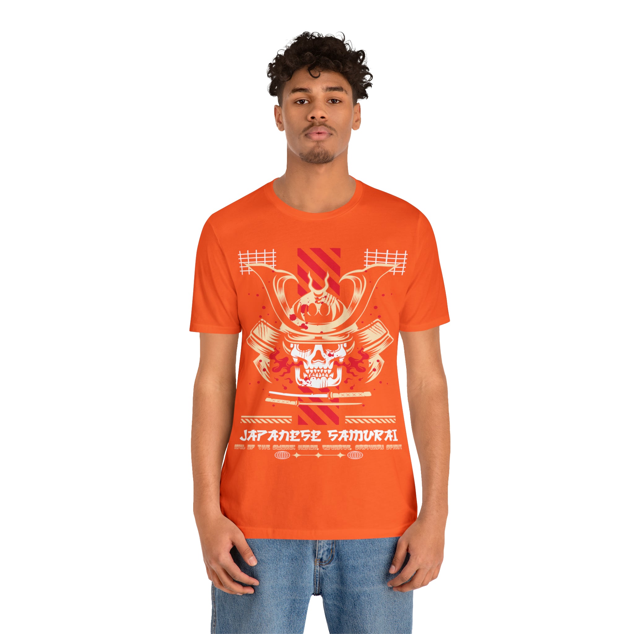 Soul of the Sword: Honor, Courage, Samurai Spirit Men Jersey Short Sleeve Tee