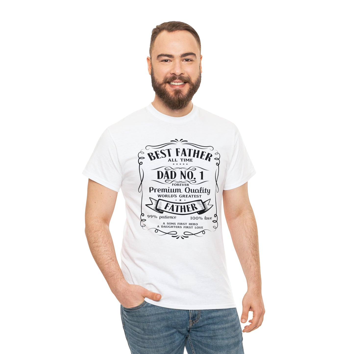 Best Dad Unisex Heavy Cotton Tee