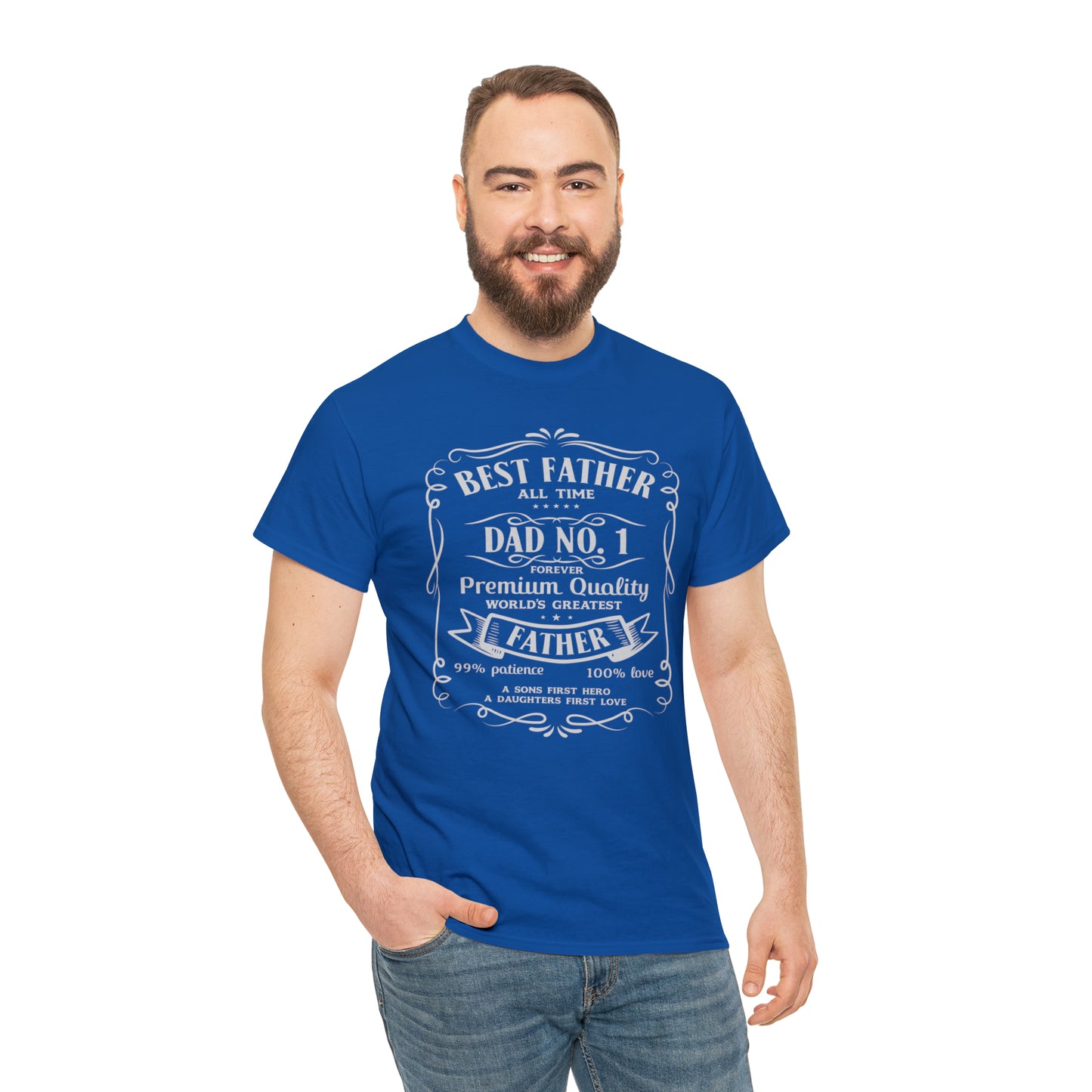 Best Dad Unisex Heavy Cotton Tee