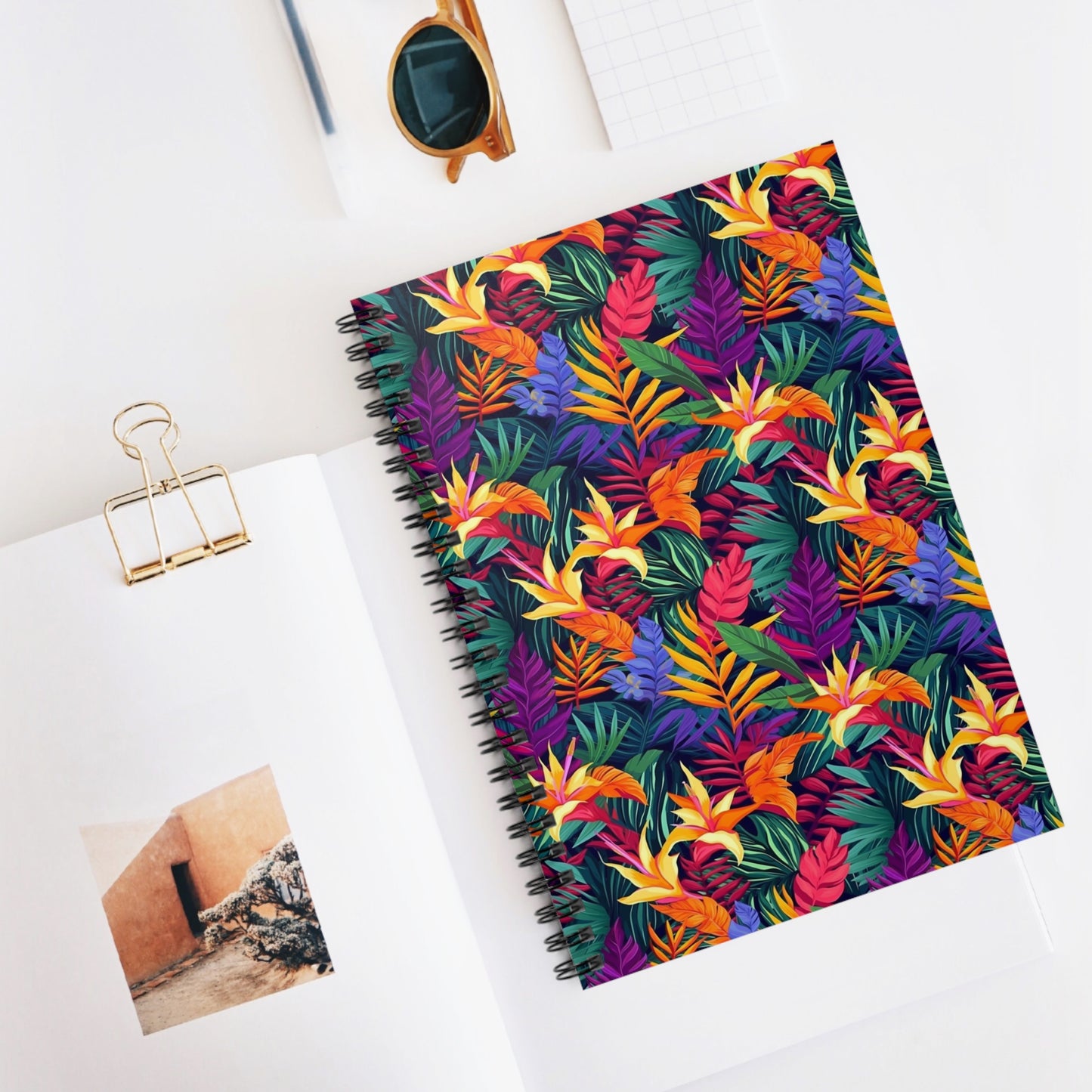 Tropicolor Bliss Spiral Notebook - Ruled Line