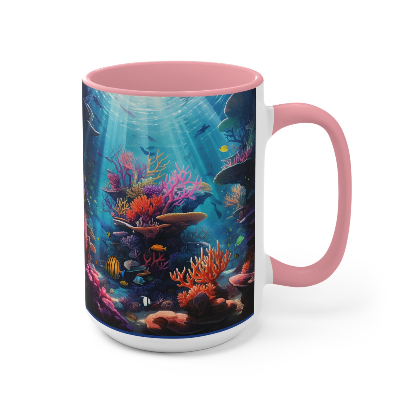 Oceanic Serenity: Deep Sea Delights Accent Mugs