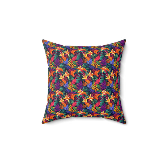 Tropicolor Bliss Spun Polyester Square Pillow