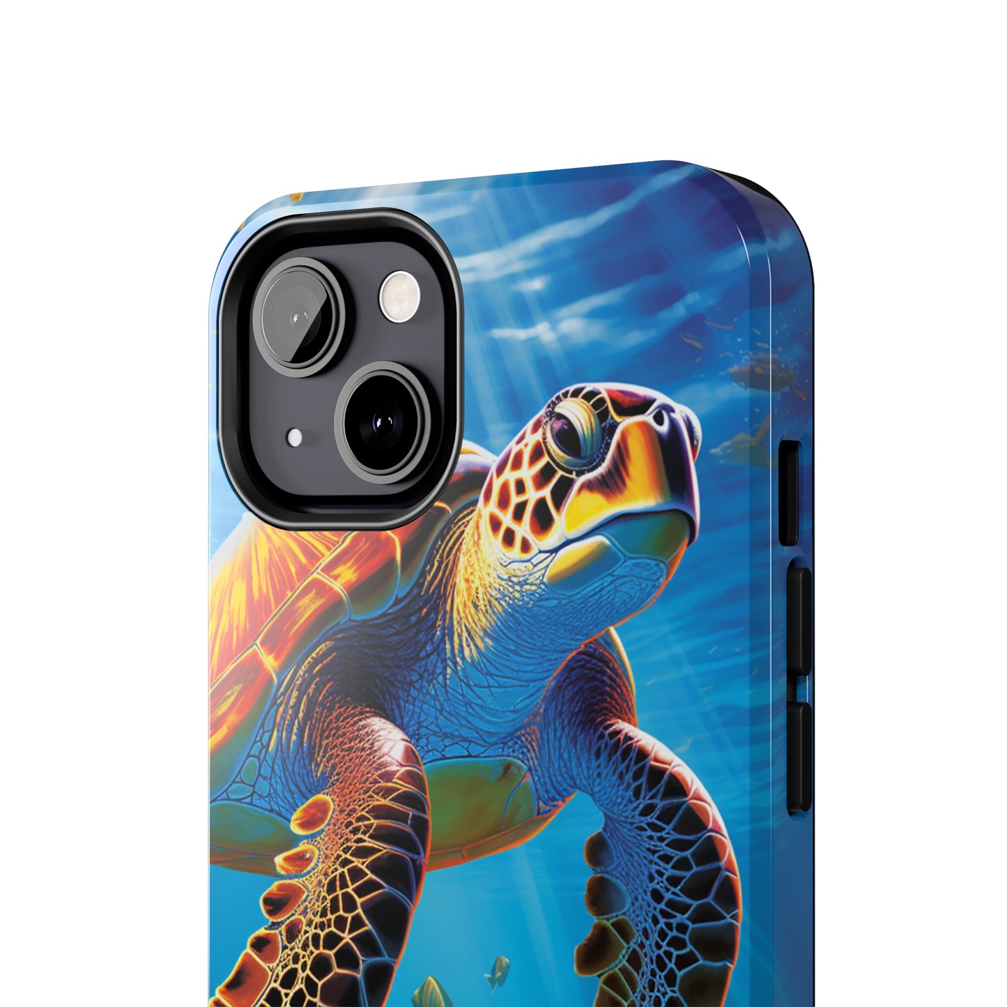 Serene Depths: A Majestic Sea Turtle Journey - Phone  Tough Cases