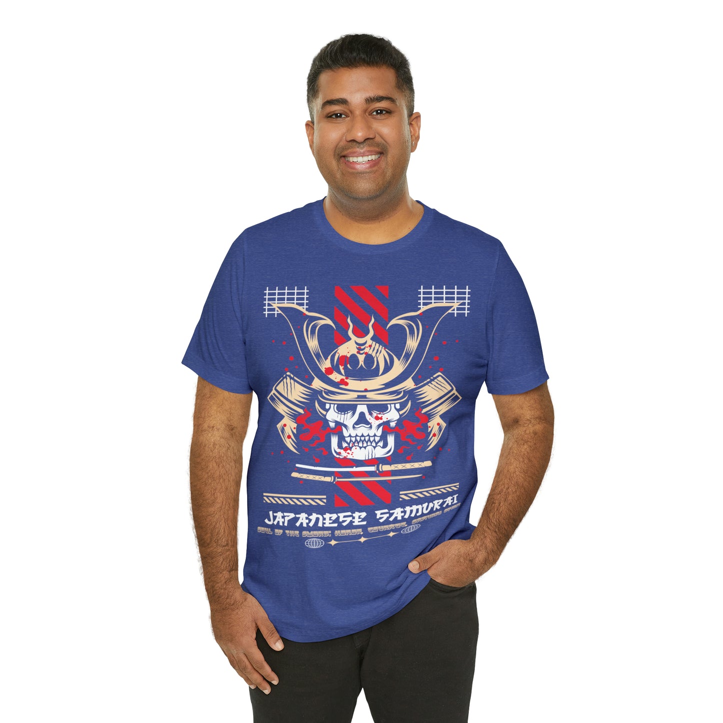 Soul of the Sword: Honor, Courage, Samurai Spirit Men Jersey Short Sleeve Tee