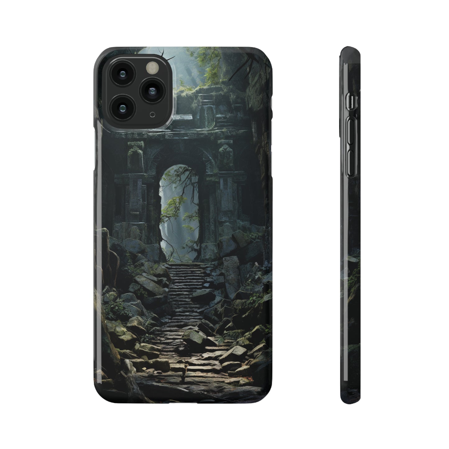 Nature's Treasures: Forgotten Forest Ruins Cover Slim Cases