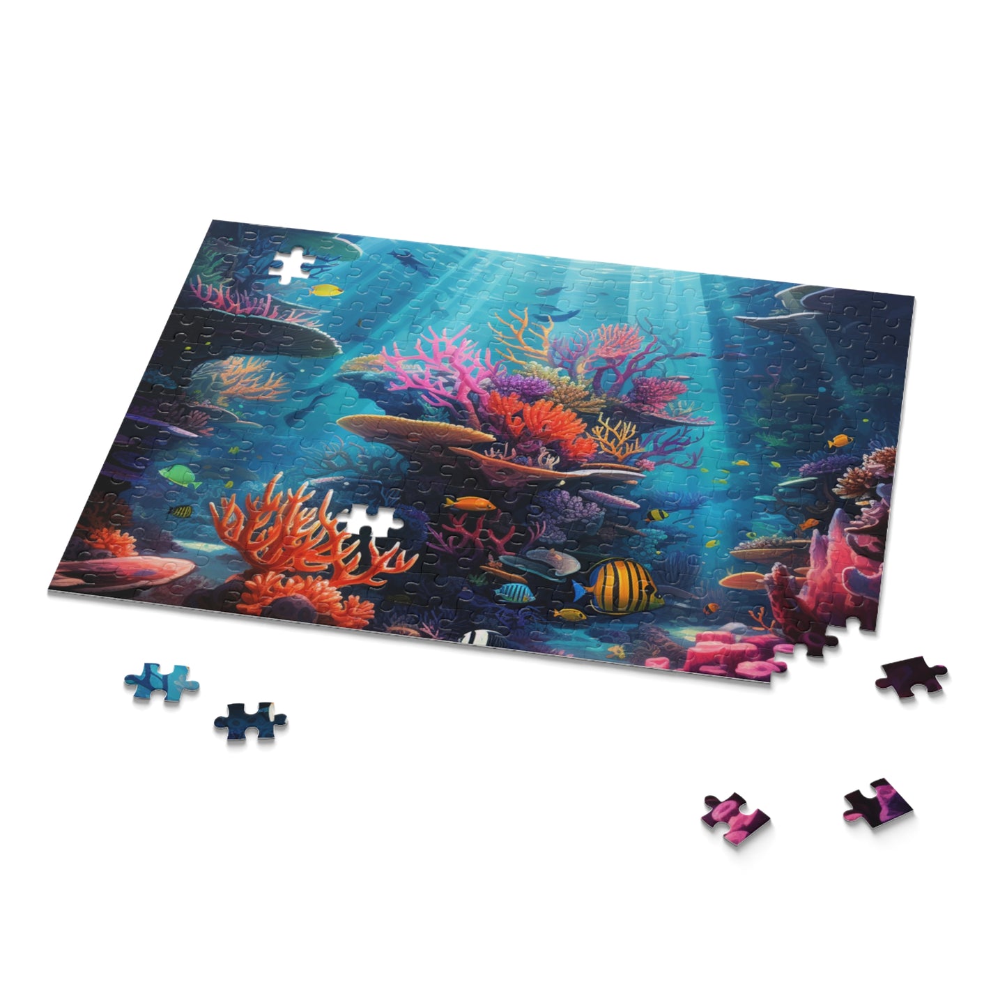 Oceanic Serenity: Deep Sea Delights Puzzle (120, 252, 500-Piece)