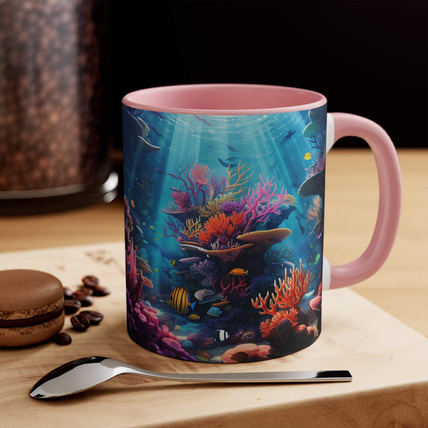 Oceanic Serenity: Deep Sea Delights Accent Mugs