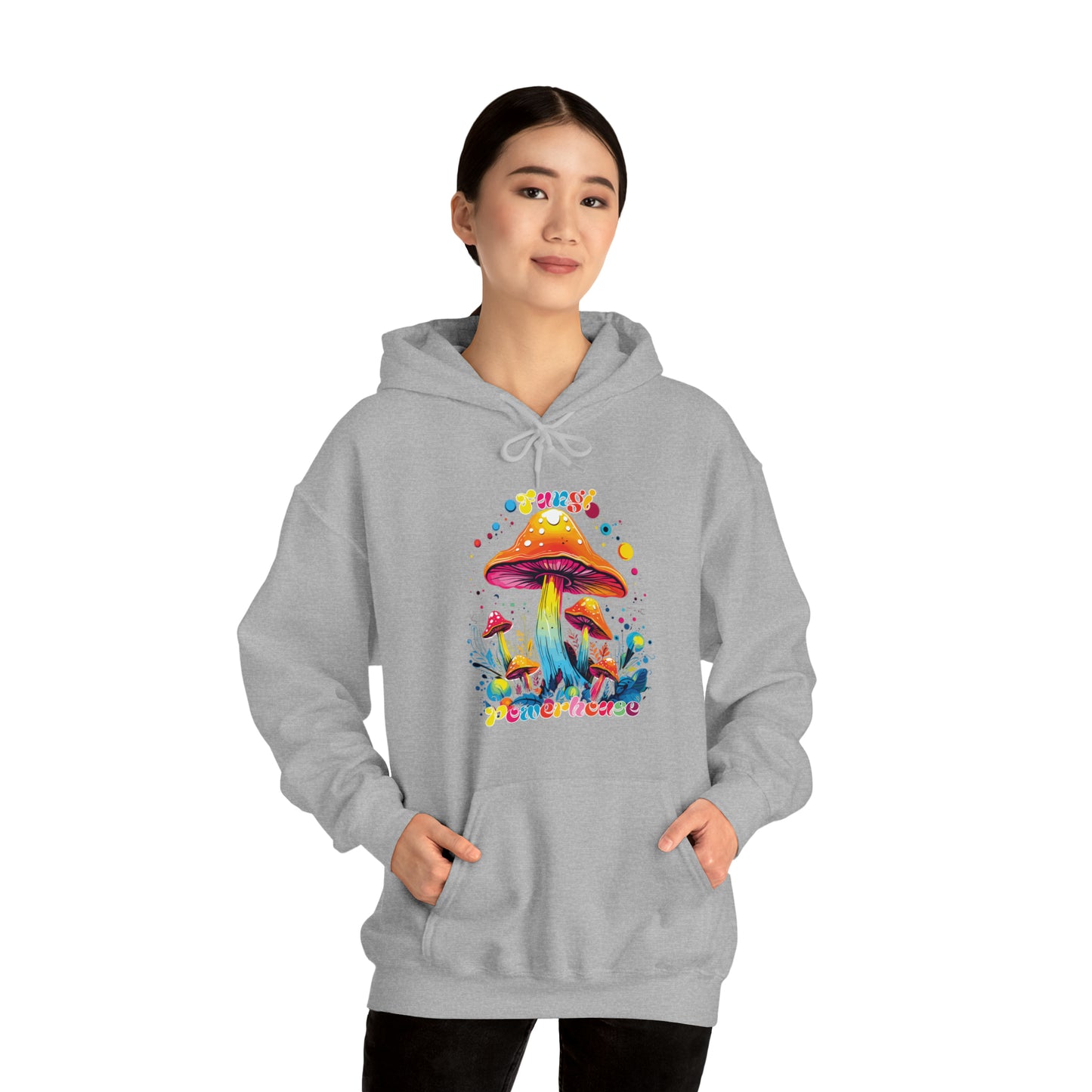 Fungi Powerhouse Unisex Heavy Blend™ Hooded Sweatshirt