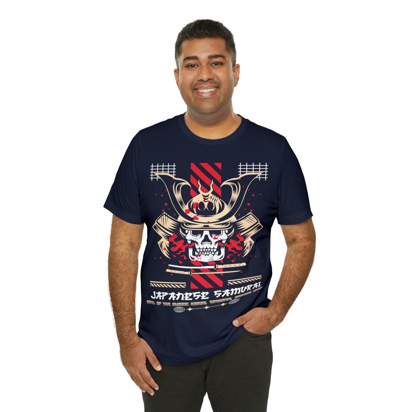 Soul of the Sword: Honor, Courage, Samurai Spirit Men Jersey Short Sleeve Tee