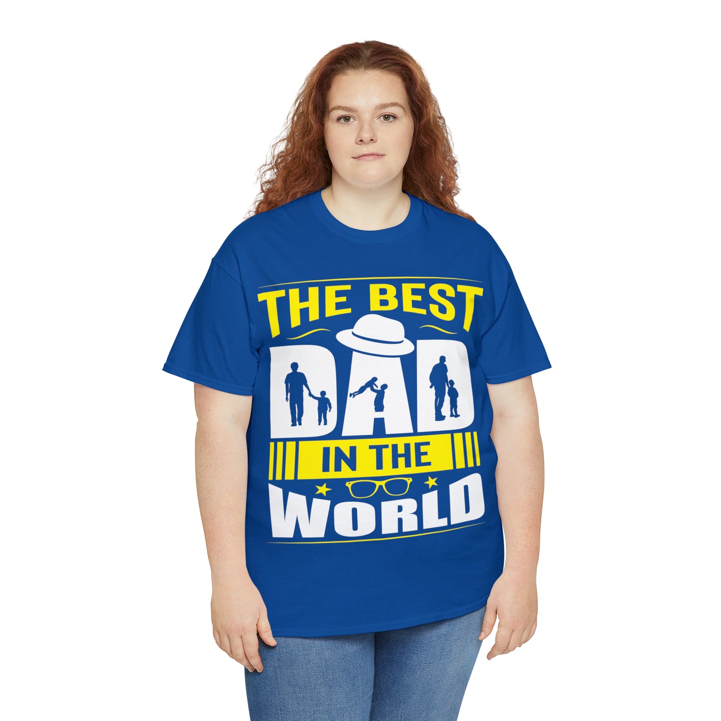 Father's Day T Shirt The Best Dad in the World Gifts Present