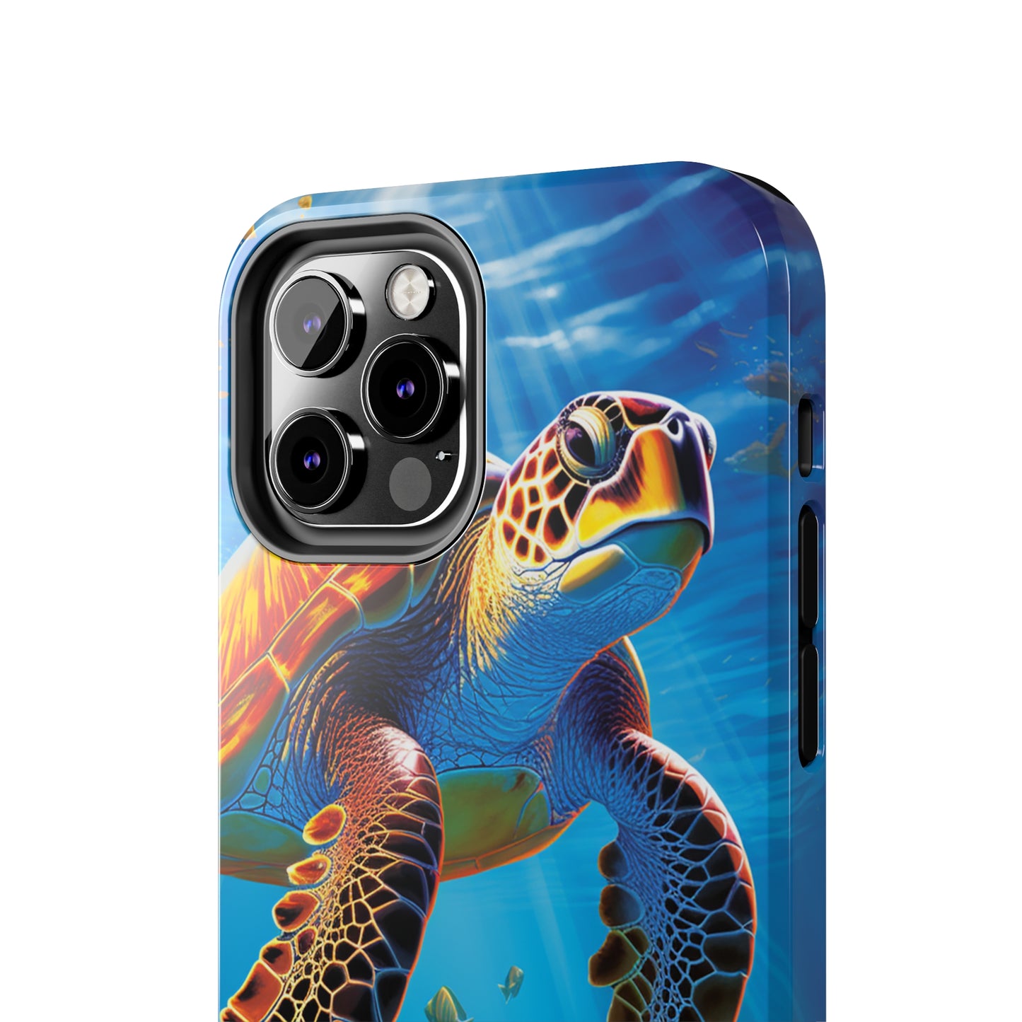 Serene Depths: A Majestic Sea Turtle Journey - Phone  Tough Cases