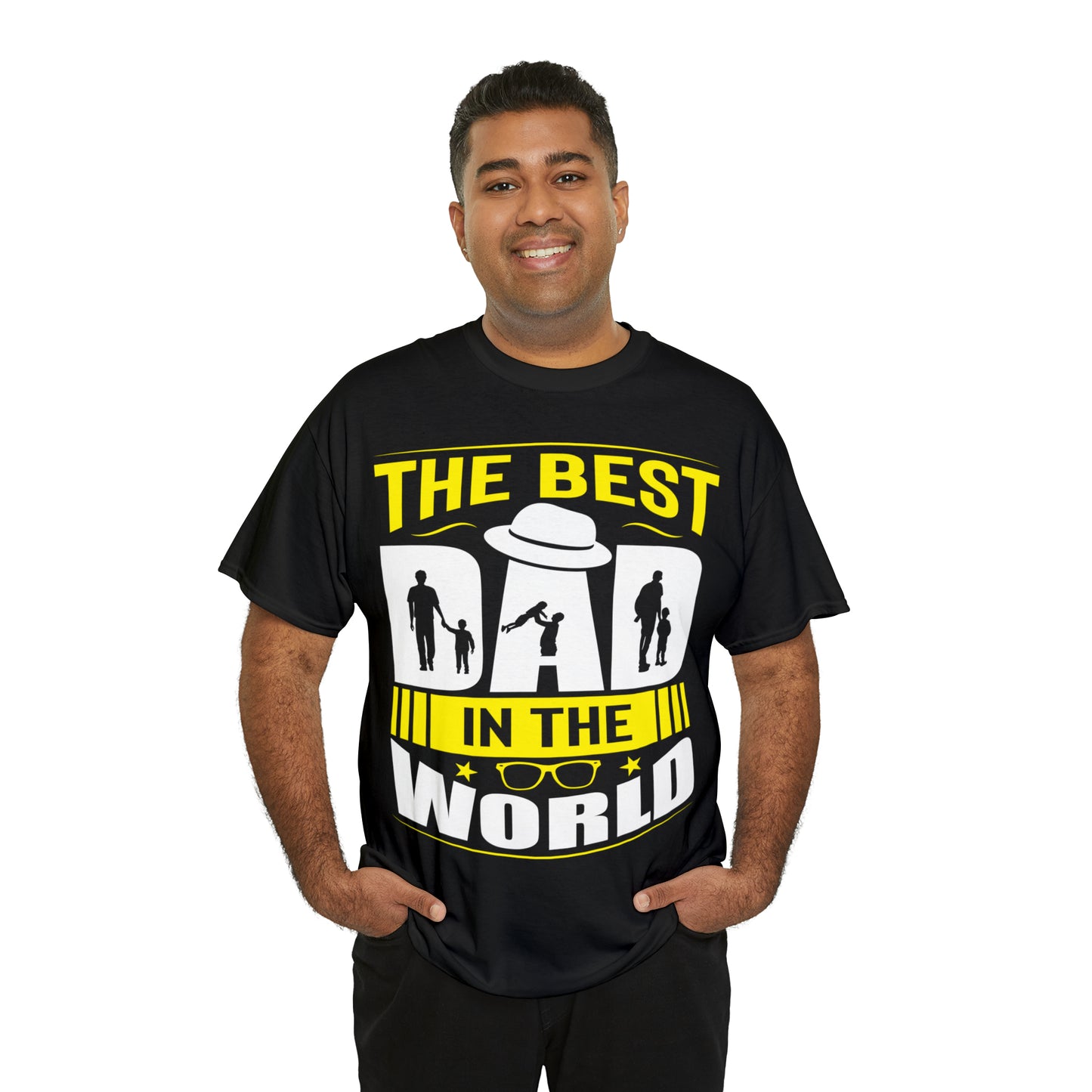 Father's Day T Shirt The Best Dad in the World Gifts Present