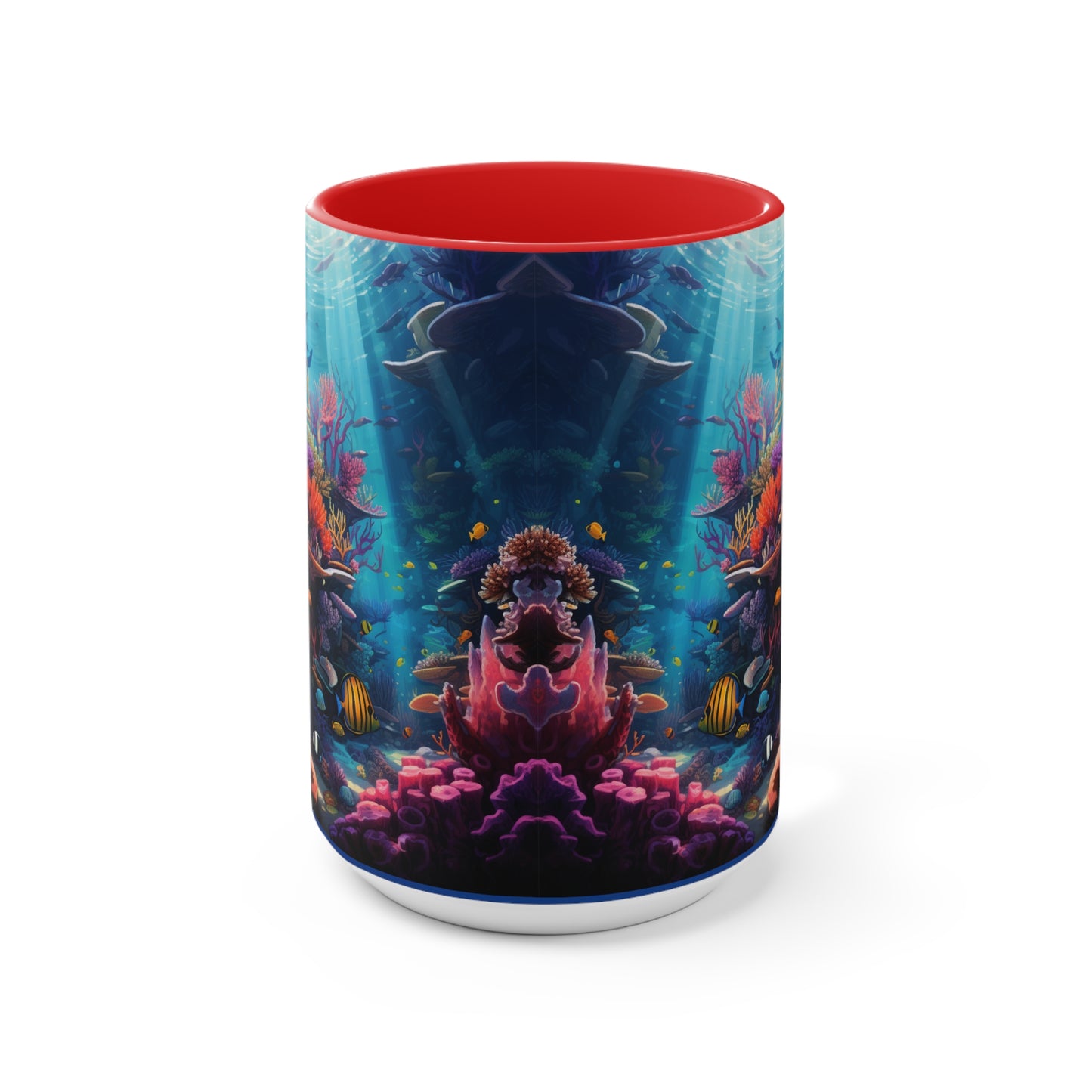 Oceanic Serenity: Deep Sea Delights Accent Mugs