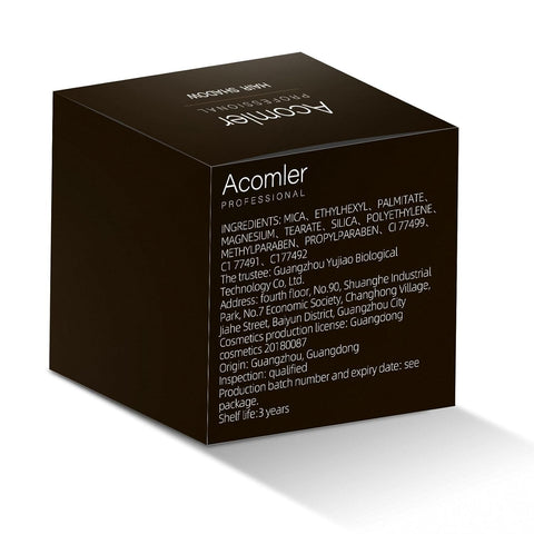 Acomler Instantly Root Cover Up Hairline Shadow Powder,Root Touch Up Hair Color Powder,Medium Blonde for Thinning Hair, Grey Hair Coverage for Women Men with Eyebrow, Beard Line, Bald Spot(Medium Blonde)