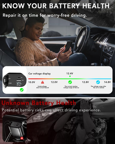 Retractable Car Charger, 4 in 1 Fast Car Phone Charger 66W, 2 Retractable Cables and USB Charging, Fathers Day for Gifts Dad Compatible with iPhone 14/13/12/11,USB Port for Galaxy S25/S24/S23,Pixel