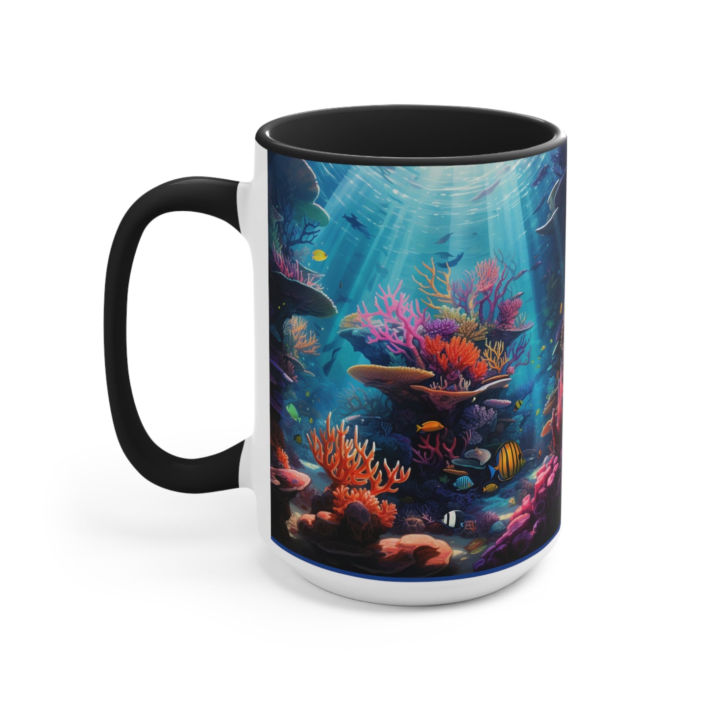 Oceanic Serenity: Deep Sea Delights Accent Mugs