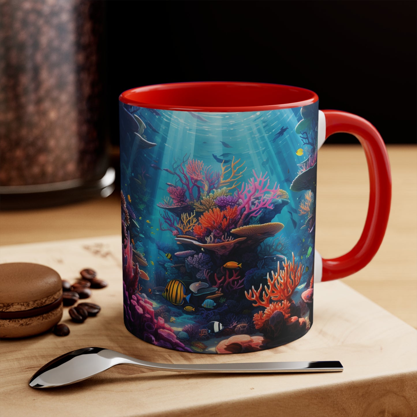 Oceanic Serenity: Deep Sea Delights Accent Mugs