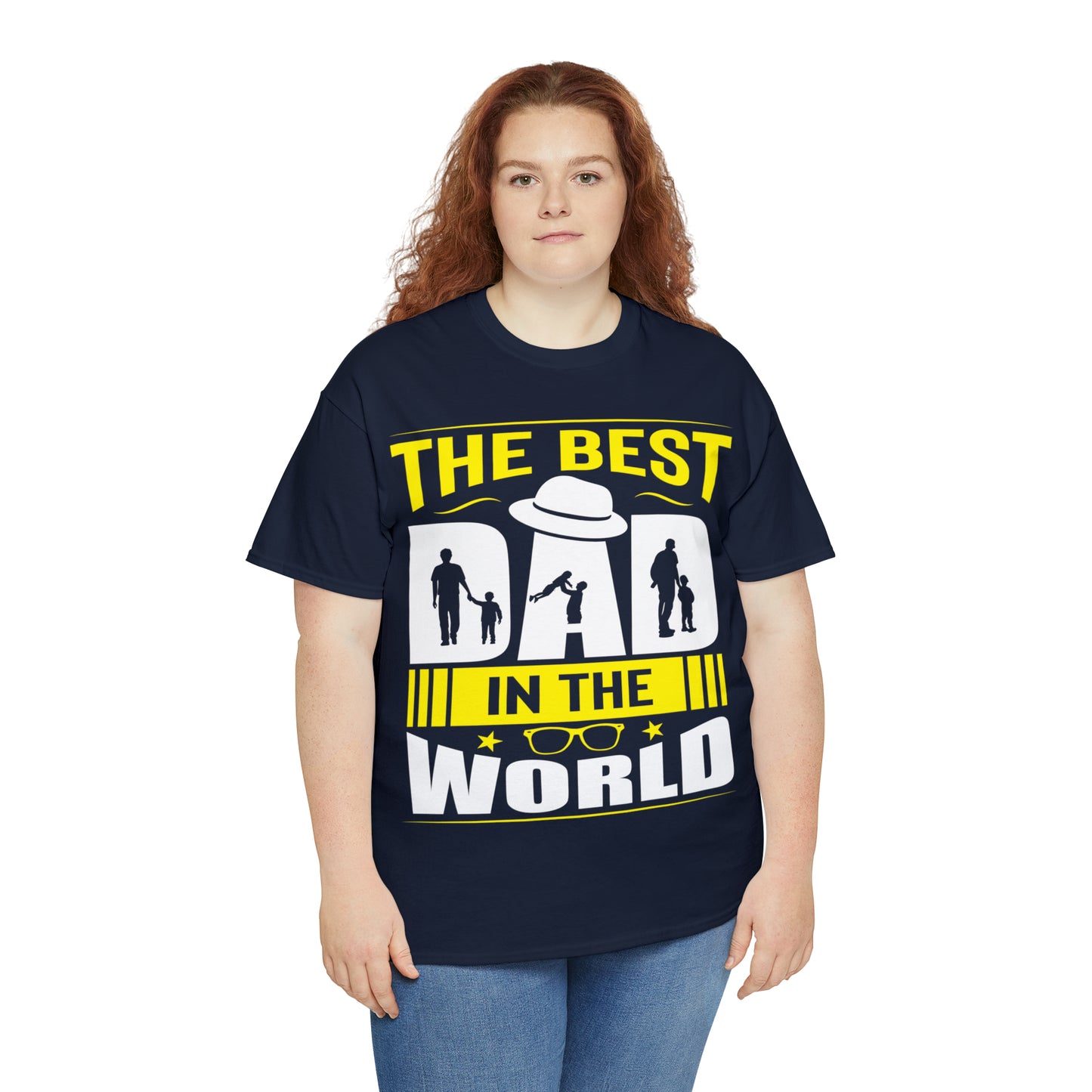 Father's Day T Shirt The Best Dad in the World Gifts Present