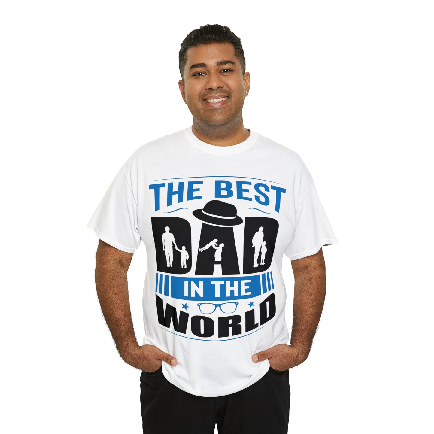 Father's Day T Shirt The Best Dad in the World Gifts Present