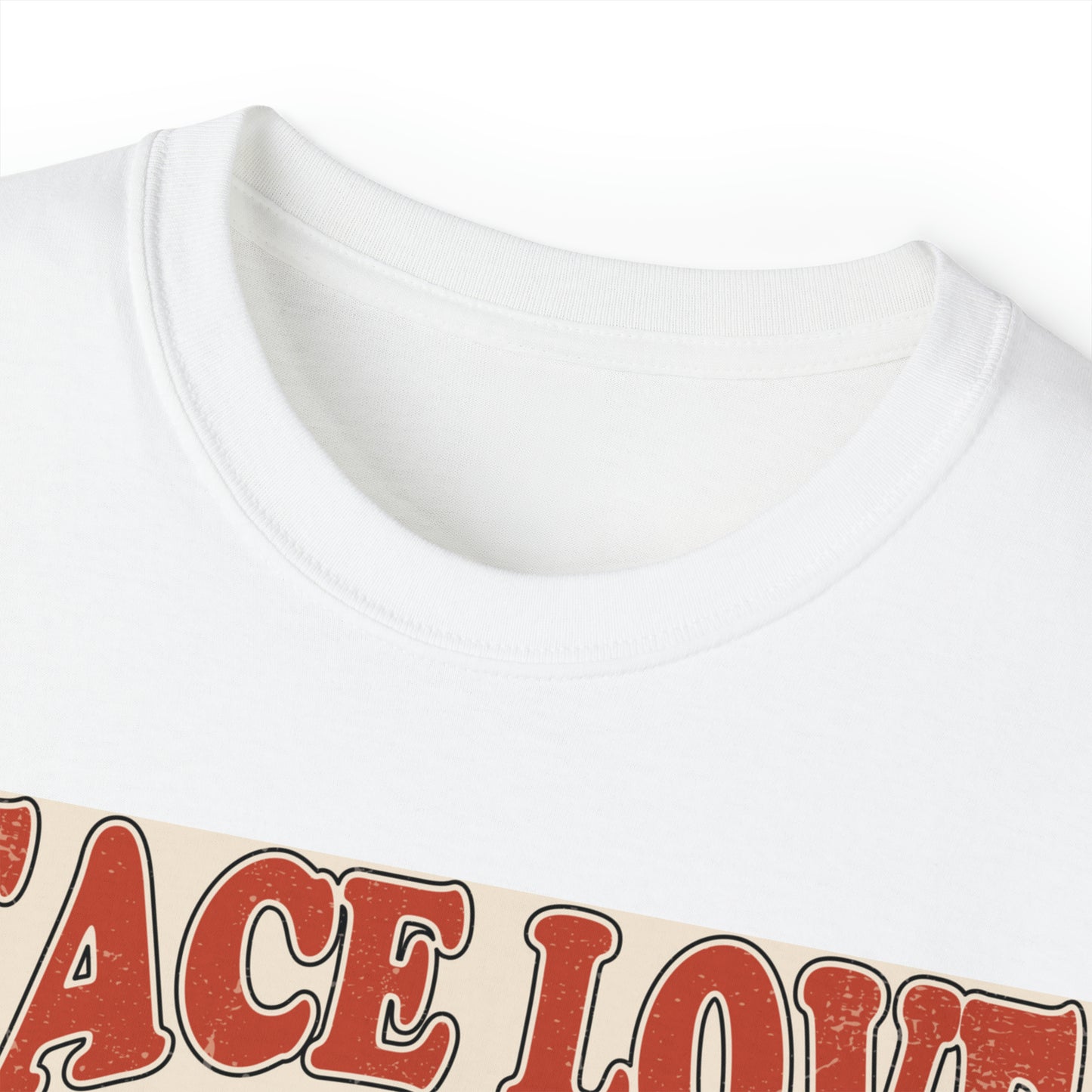 Peace Love Positive Vibes Unisex Ultra Cotton Tee