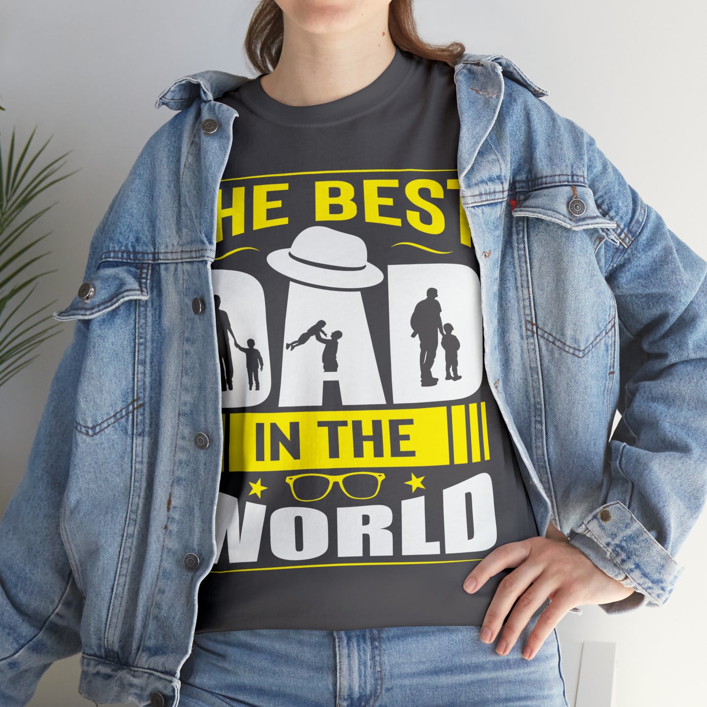 Father's Day T Shirt The Best Dad in the World Gifts Present