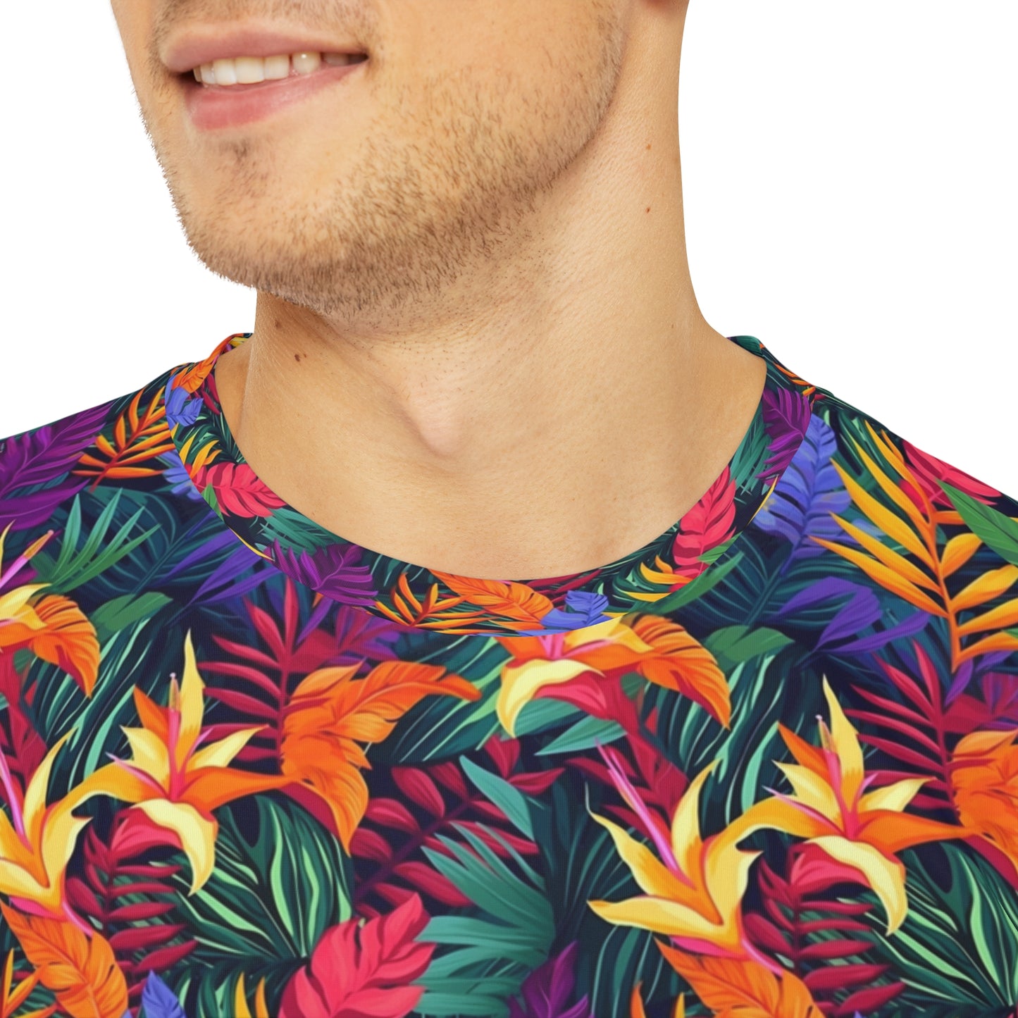 TropiColor Bliss Men's Polyester Tee (AOP)