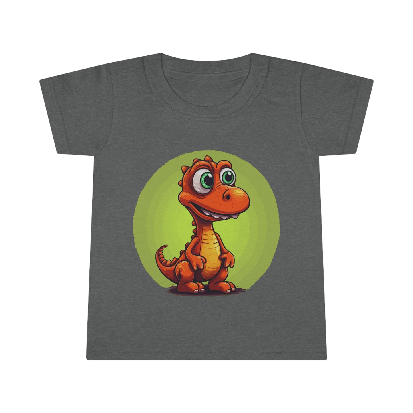 Orange DinoToddler T-shirt