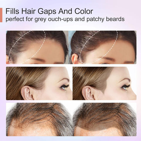 Acomler Instantly Root Cover Up Hairline Shadow Powder,Root Touch Up Hair Color Powder,Medium Blonde for Thinning Hair, Grey Hair Coverage for Women Men with Eyebrow, Beard Line, Bald Spot(Medium Blonde)